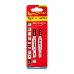 TORK CRAFT U-shank Jigsaw Blade 21tpi Metal 1.2mm 2pc